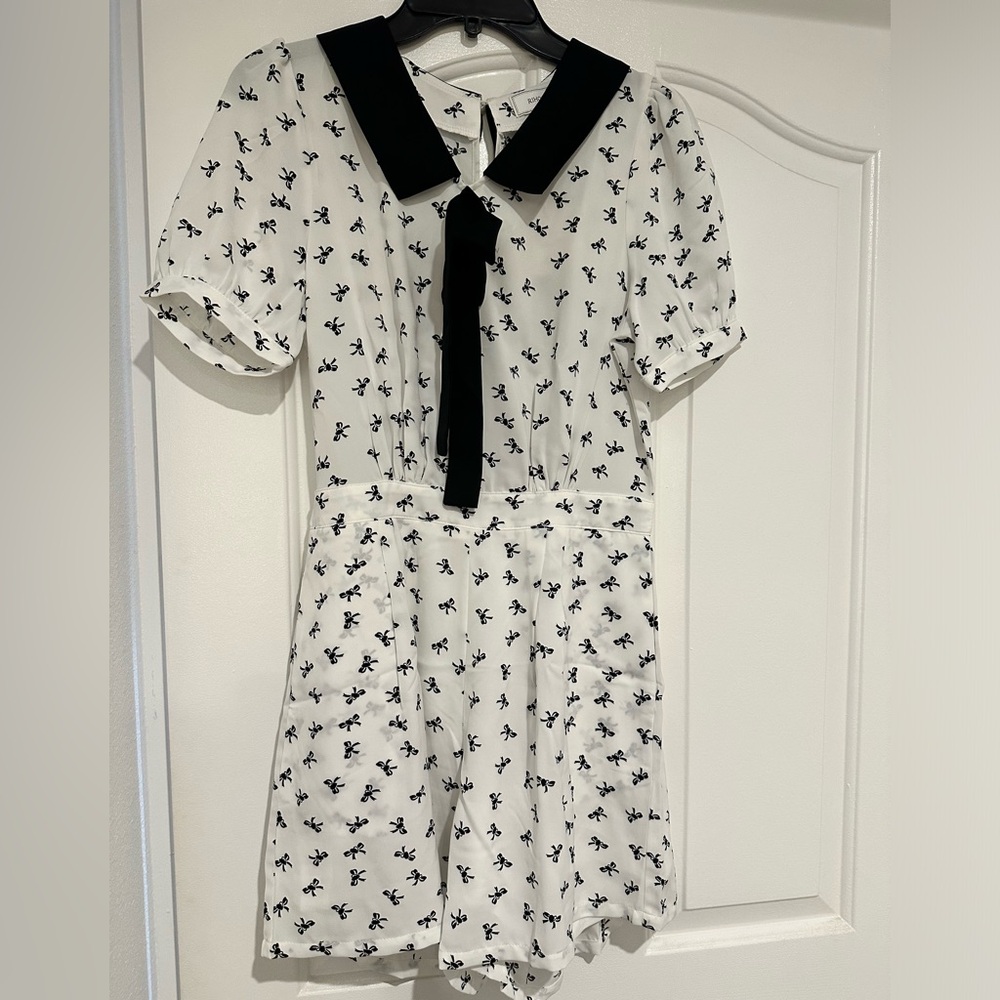 RIHOAS Bow tie Romper